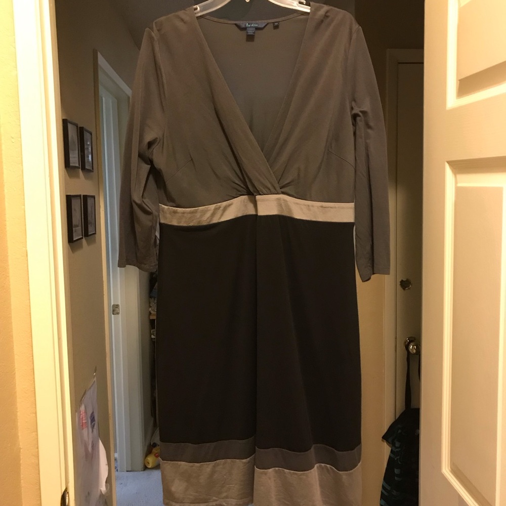 Boden silk & cotton dress